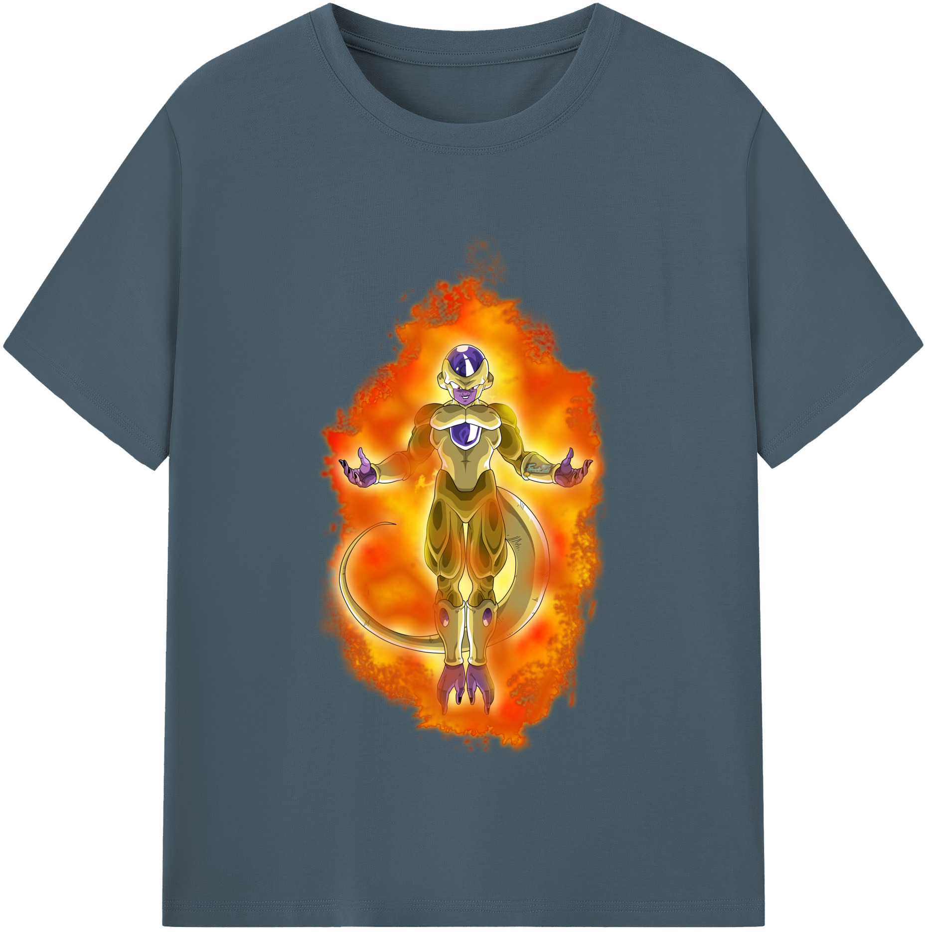 （画像用） ドラゴンボール フリーザ DRAGON BALL Frieza 綿100％半袖Tシャツ（フロントプリント）